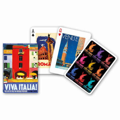 Carti de joc de colectie cu tema "Viva Italia"
